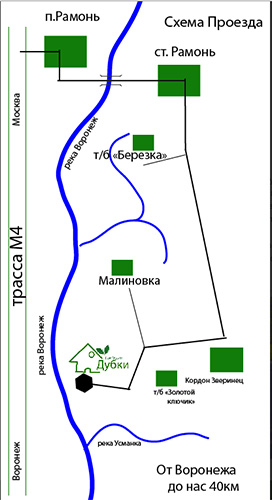 Карта реки усманка воронеж